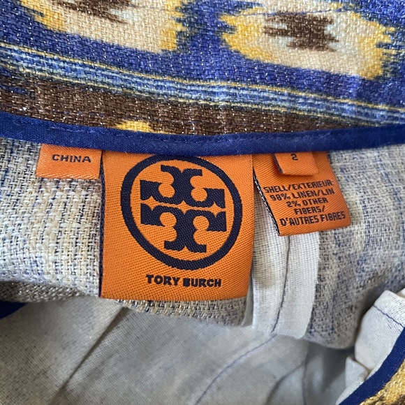 Tory Burch Size 2 Jemima Ikat Skirt - Picture 3 of 3